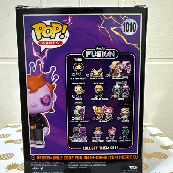 Funko Fusion Eddy Action Figure - Purple and Orange - Picture 3 of 3